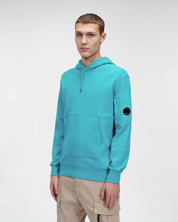 CP Company Pullover Hoodie Tile Blue - Urban Menswear