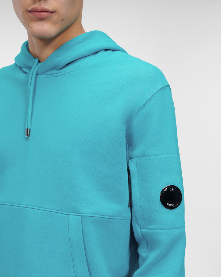 CP Company Pullover Hoodie Tile Blue - Urban Menswear