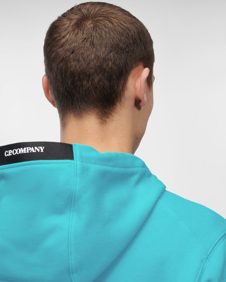 CP Company Pullover Hoodie Tile Blue - Urban Menswear