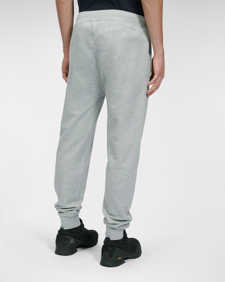 CP Company Diagonal Raised Fleece Joggers Grey Melange - Urban Menswear