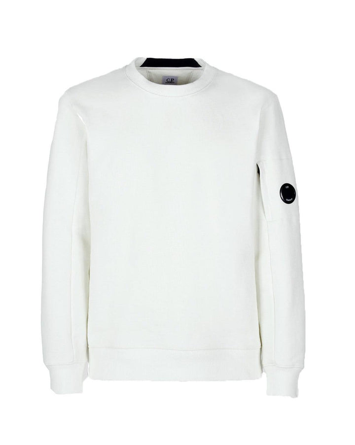 CP Company Lens Sweatshirt Gauze White - Urban Menswear