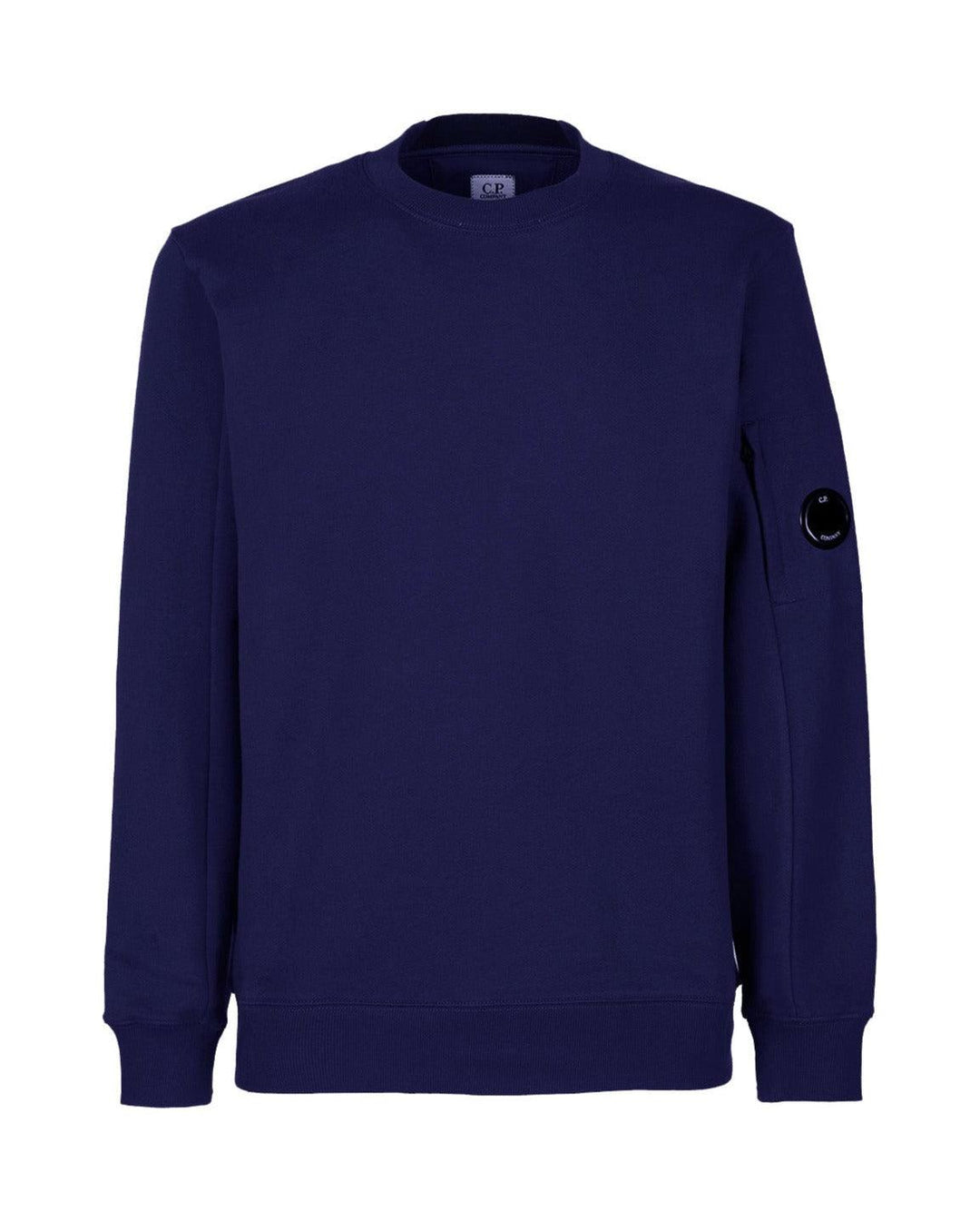 CP Company Lens Sweatshirt Medieval Blue - Urban Menswear