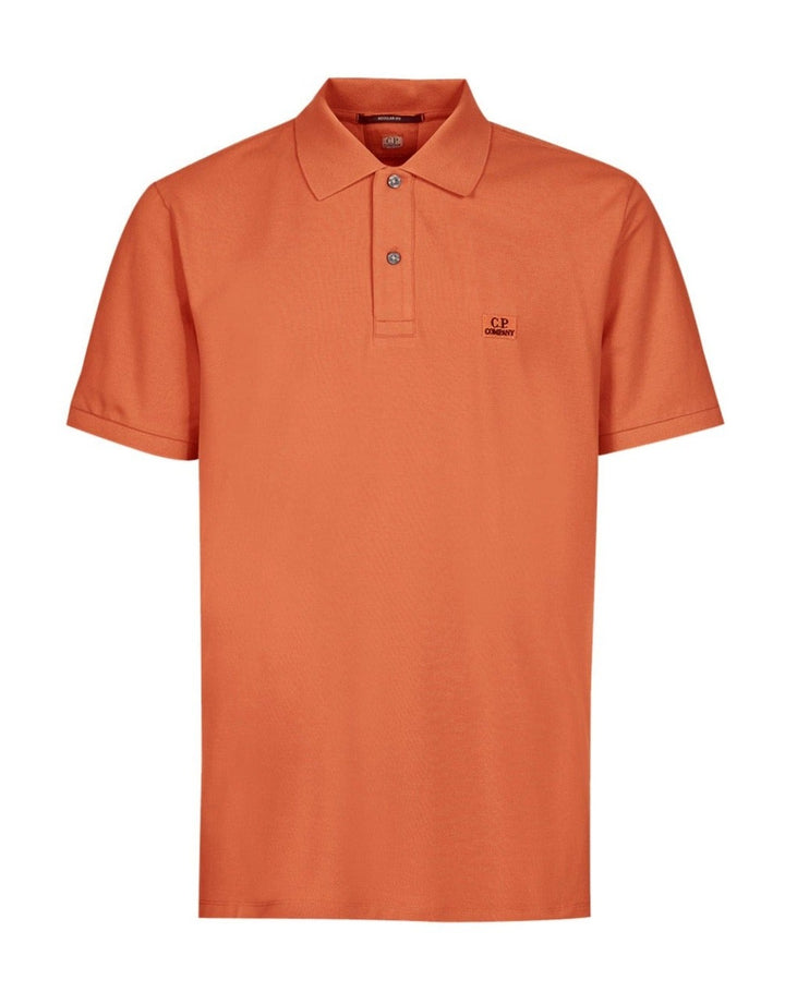 CP Company Regular Fit Polo Shirt Orange - Urban Menswear