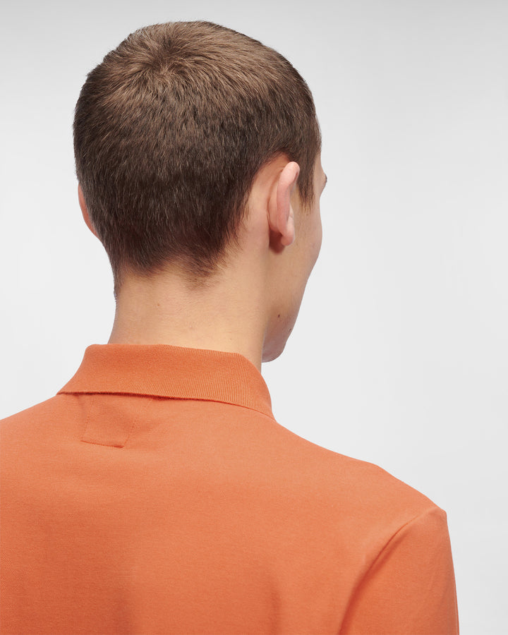 CP Company Regular Fit Polo Shirt Orange - Urban Menswear