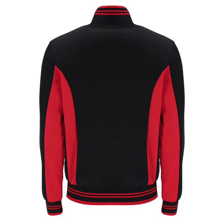 Fila Vintage Manne Track Top Black/Red - Urban Menswear