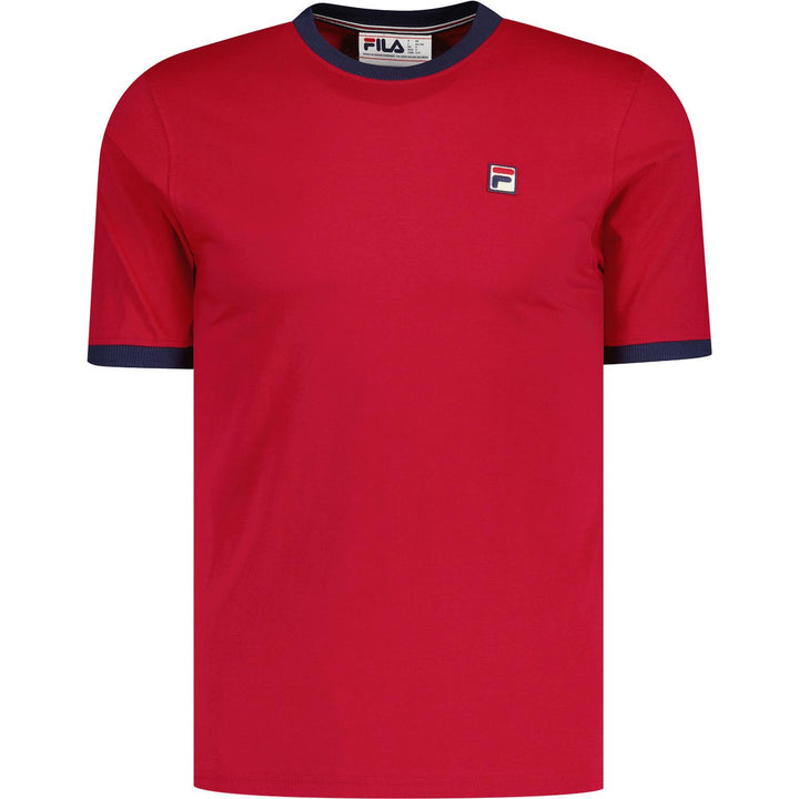 Fila Vintage Marconi T-Shirt Red/Navy - Urban Menswear