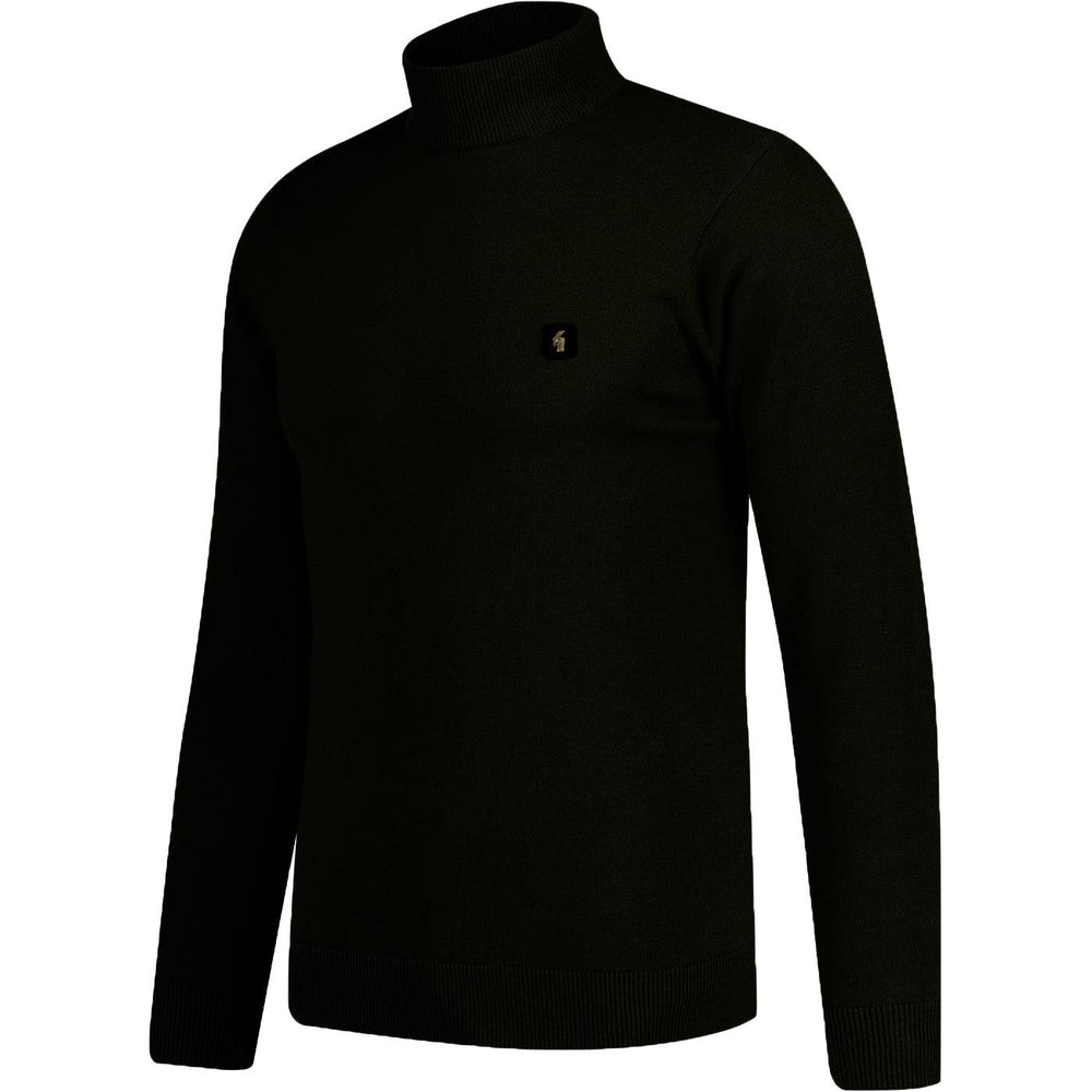 Gabicci Vintage Duke Turtleneck Jumper Black - Urban Menswear