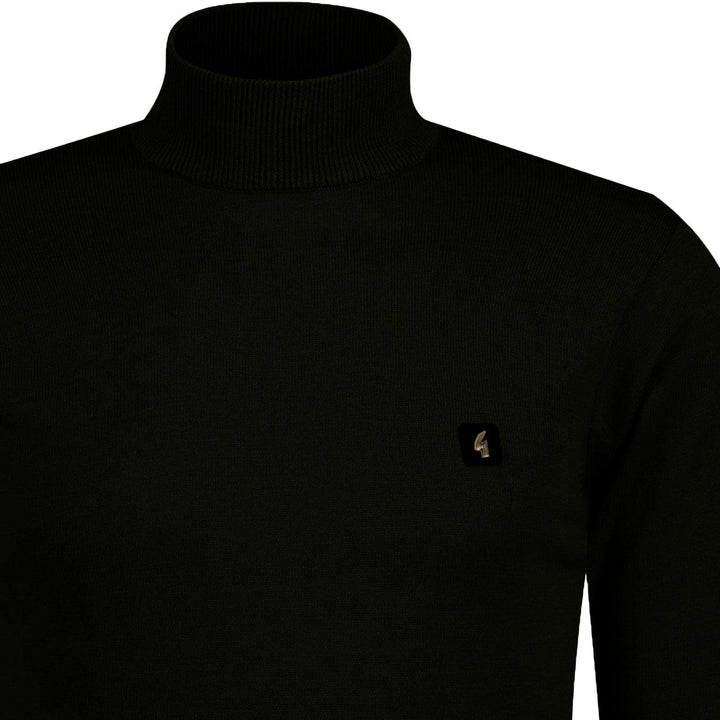 Gabicci Vintage Duke Turtleneck Jumper Black - Urban Menswear
