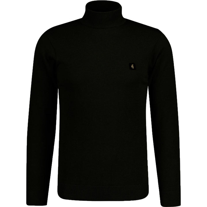 Gabicci Vintage Duke Turtleneck Jumper Black - Urban Menswear