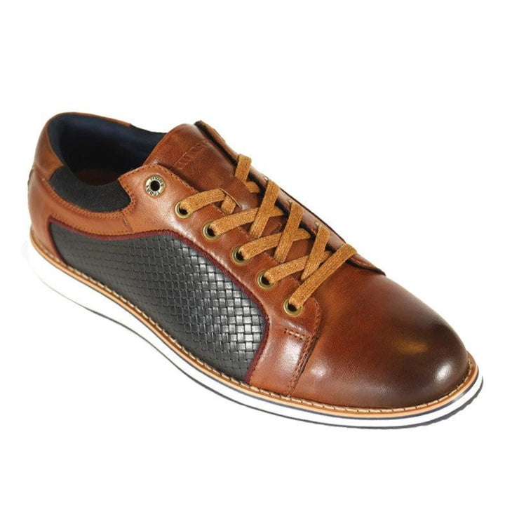 Front Gino Smart Trainers Tan - Urban Menswear