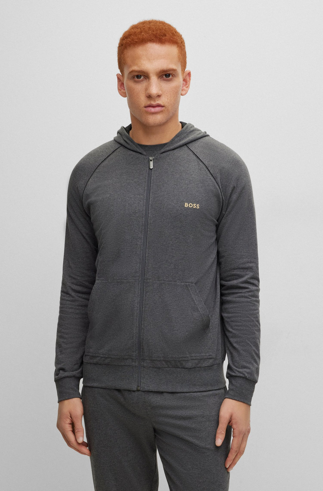 Hugo Boss Loungewear Hoodie Dark Grey - Urban Menswear