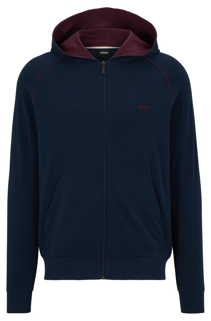 Hugo Boss Loungewear Hoodie Navy Blue - Urban Menswear