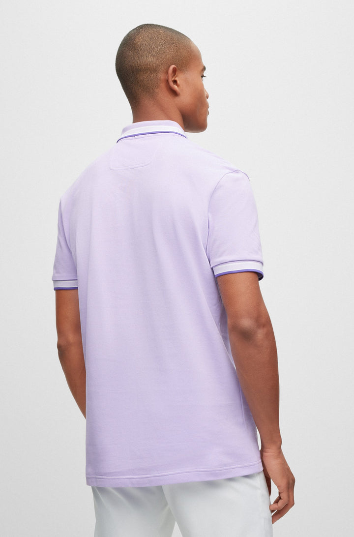Hugo Boss Paddy Polo Shirt Light Purple - Urban Menswear