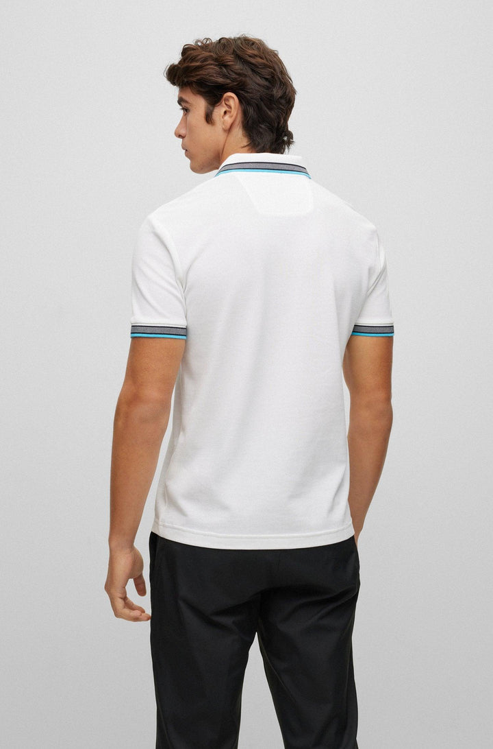 Hugo Boss Paddy Polo Shirt White - Urban Menswear