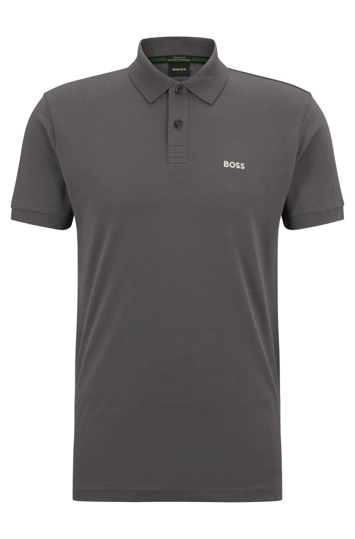 Hugo Boss Piro Polo Shirt Dark Grey - Urban Menswear