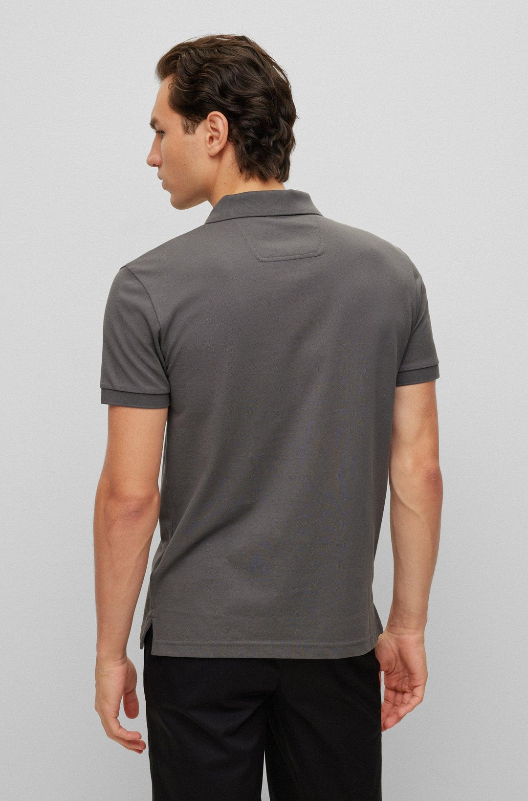 Hugo Boss Piro Polo Shirt Dark Grey - Urban Menswear