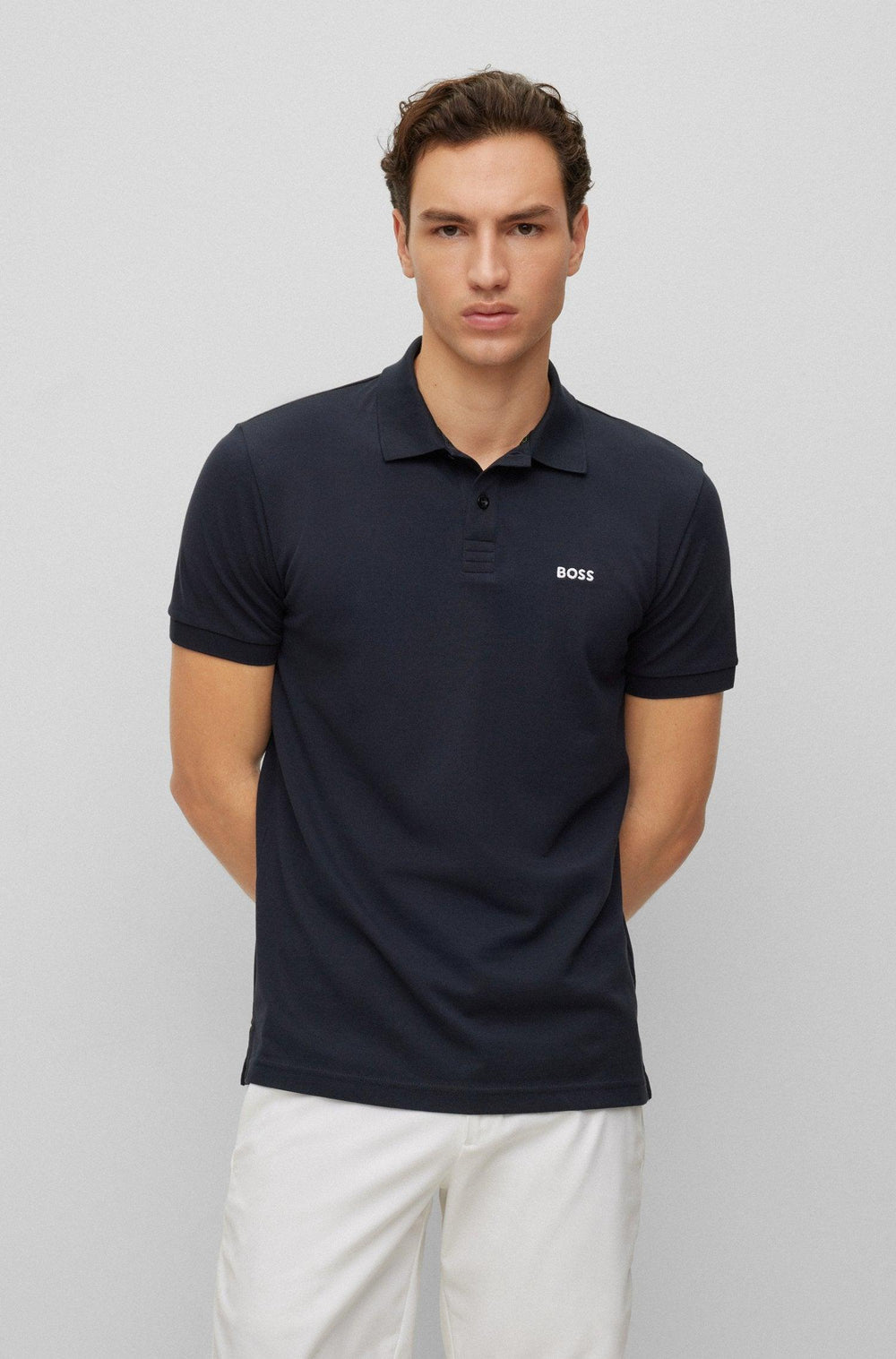 Hugo Boss Piro Polo Shirt Navy - Urban Menswear