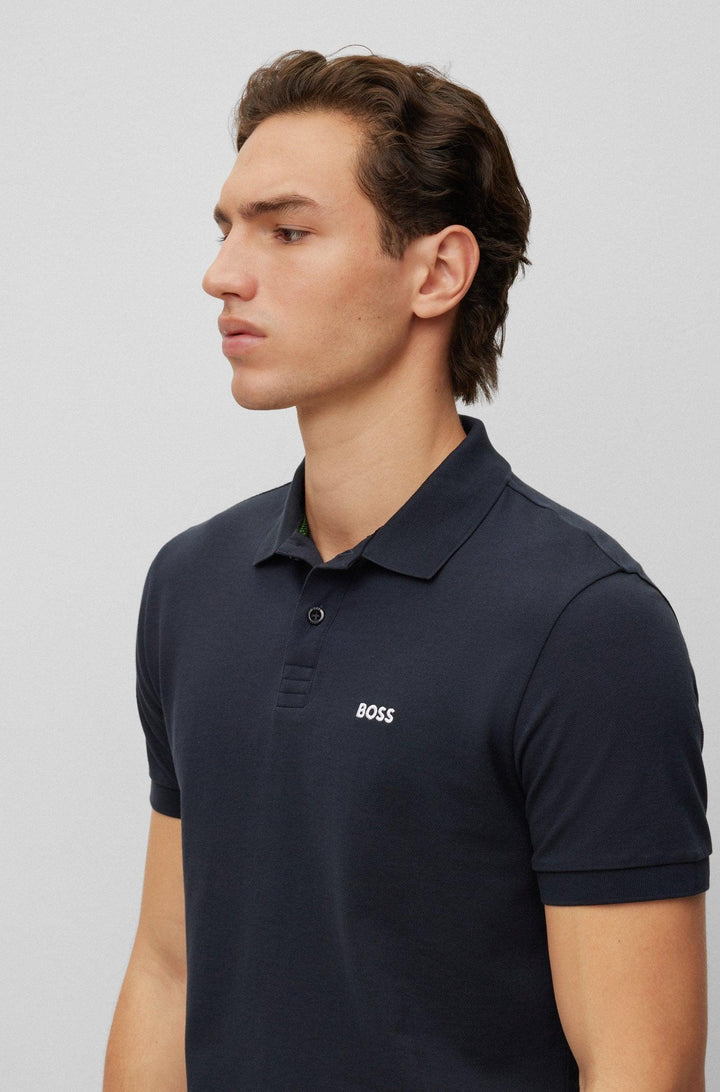 Hugo Boss Piro Polo Shirt Navy - Urban Menswear