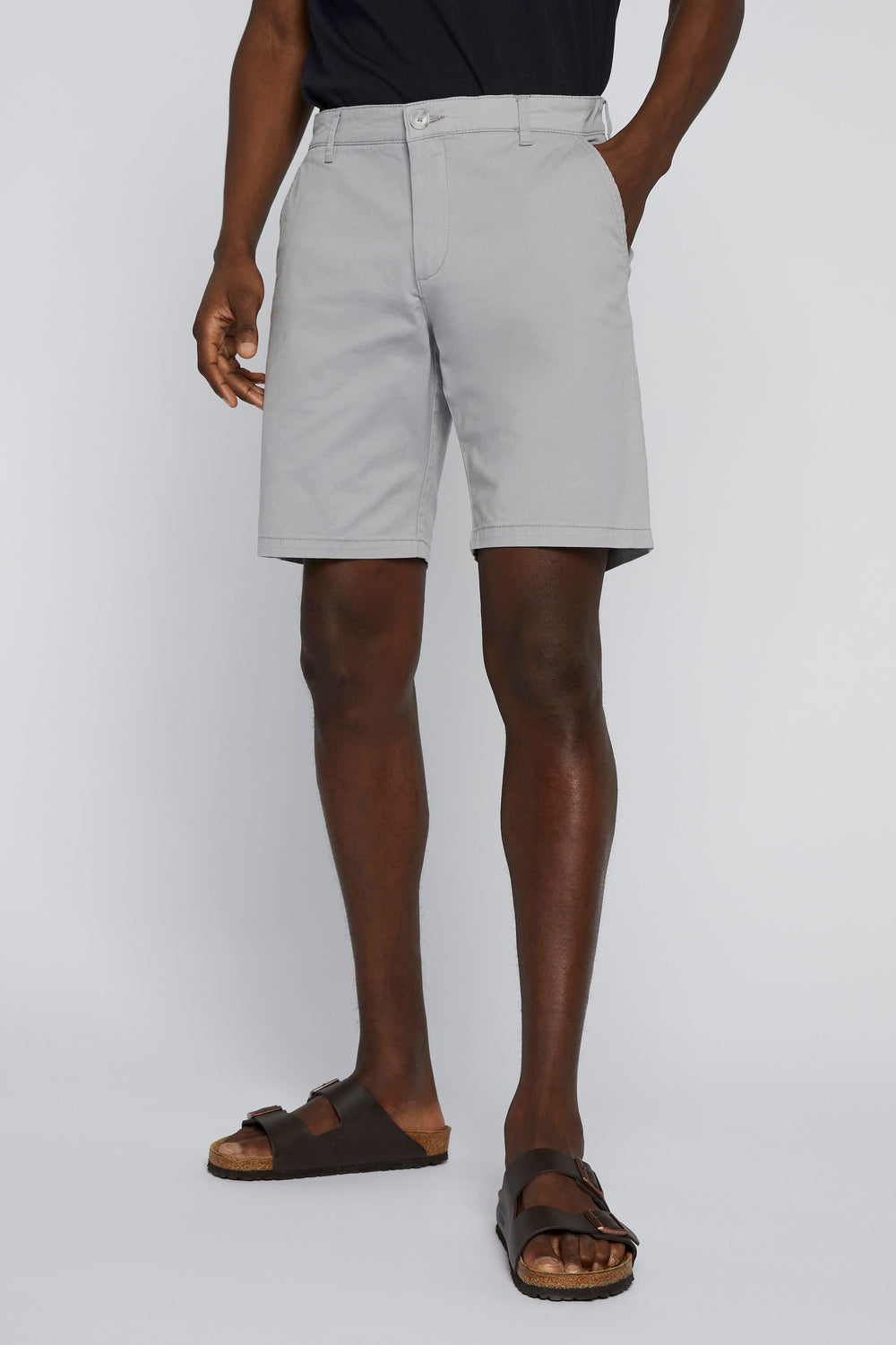 Matinique Thomas Chino Shorts Alloy Grey - Urban Menswear