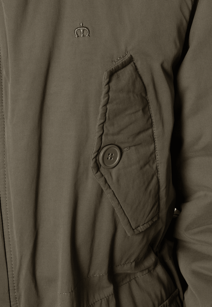 Merc London Tobias Fishtail Parka Army Green - Urban Menswear