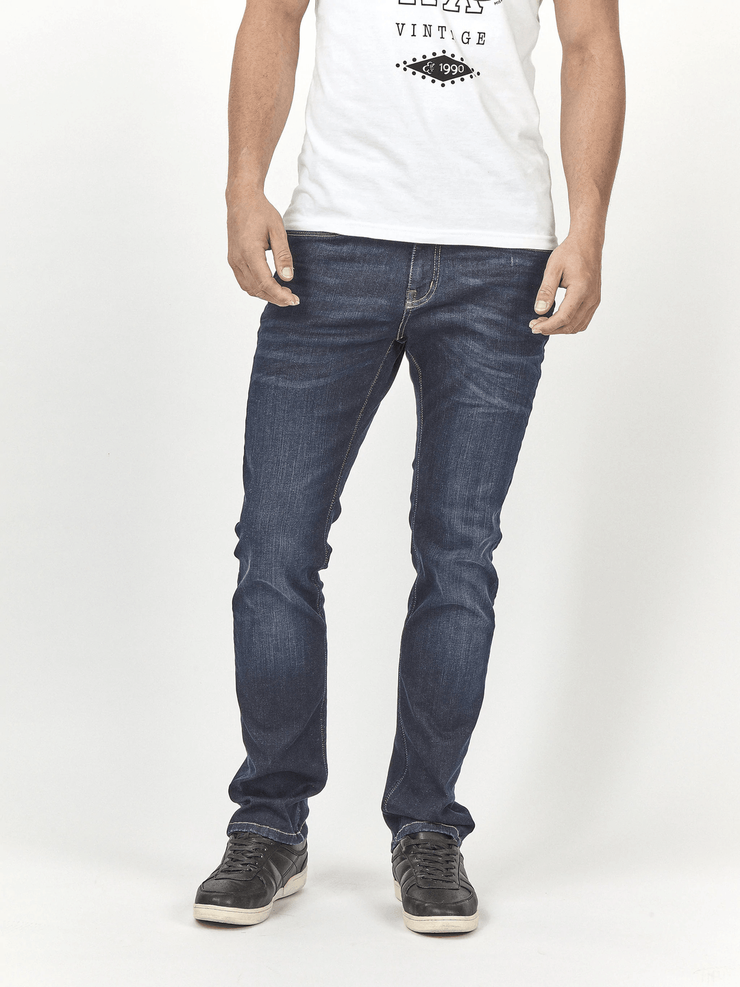Mish Mash 1955 Slim Flex Jeans Dark Blue - Urban Menswear