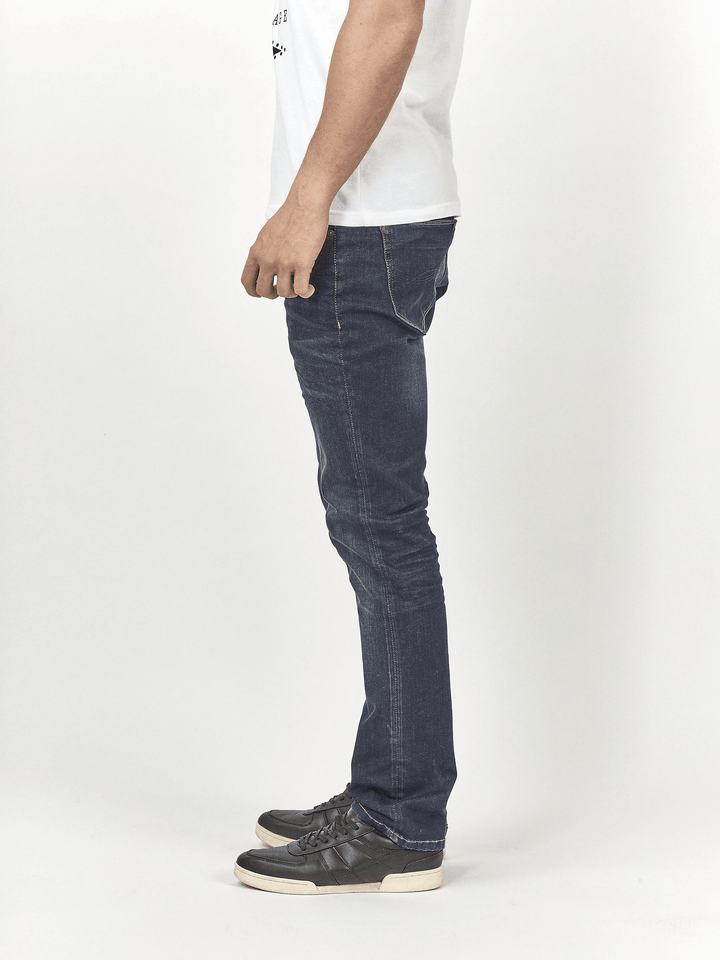 Mish Mash 1955 Slim Flex Jeans Dark Blue - Urban Menswear