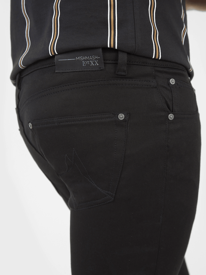 Mish Mash 1955 Slim Flex Jeans Black - Urban Menswear