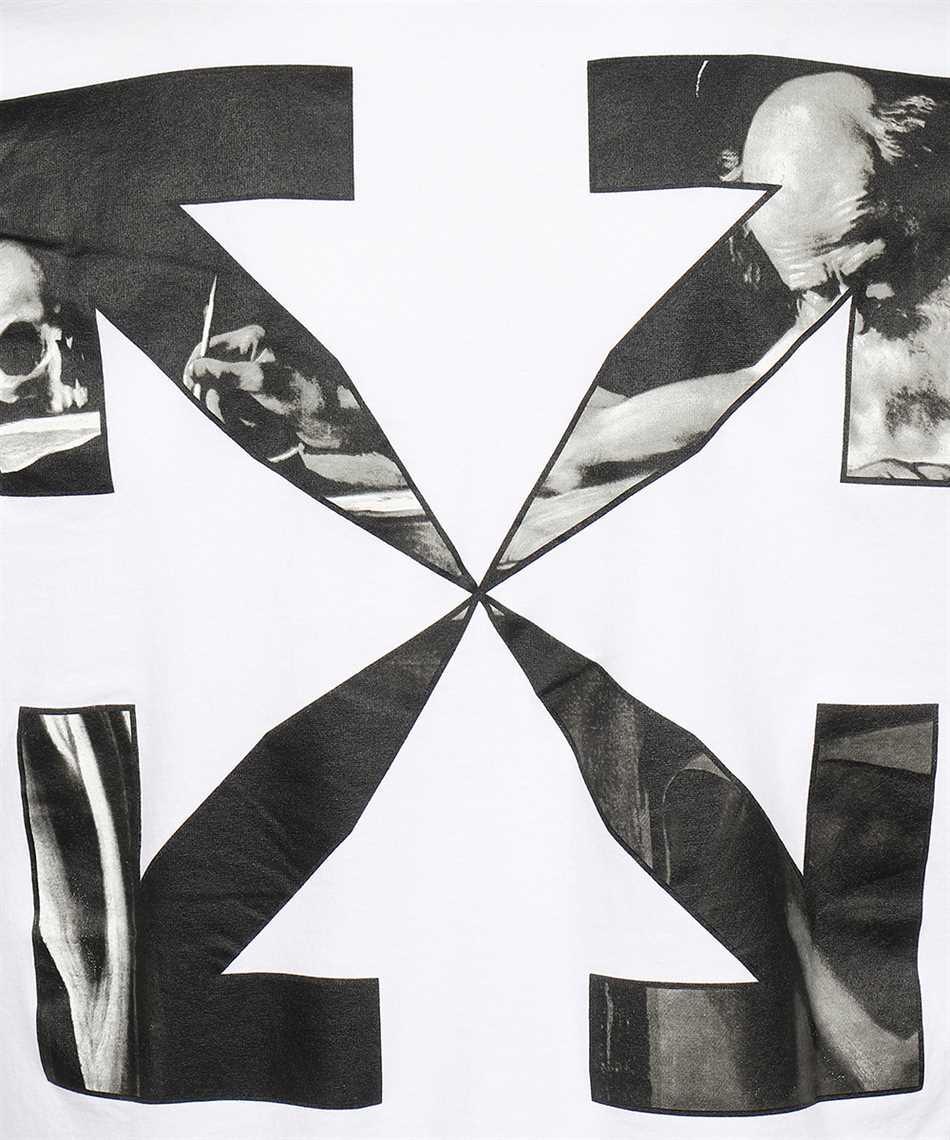 Off White Caravaggio Arrow T-Shirt White - Urban Menswear
