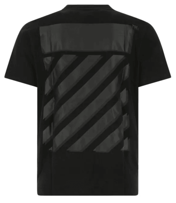 Off White Diagonal Tab T-Shirt Black - Urban Menswear