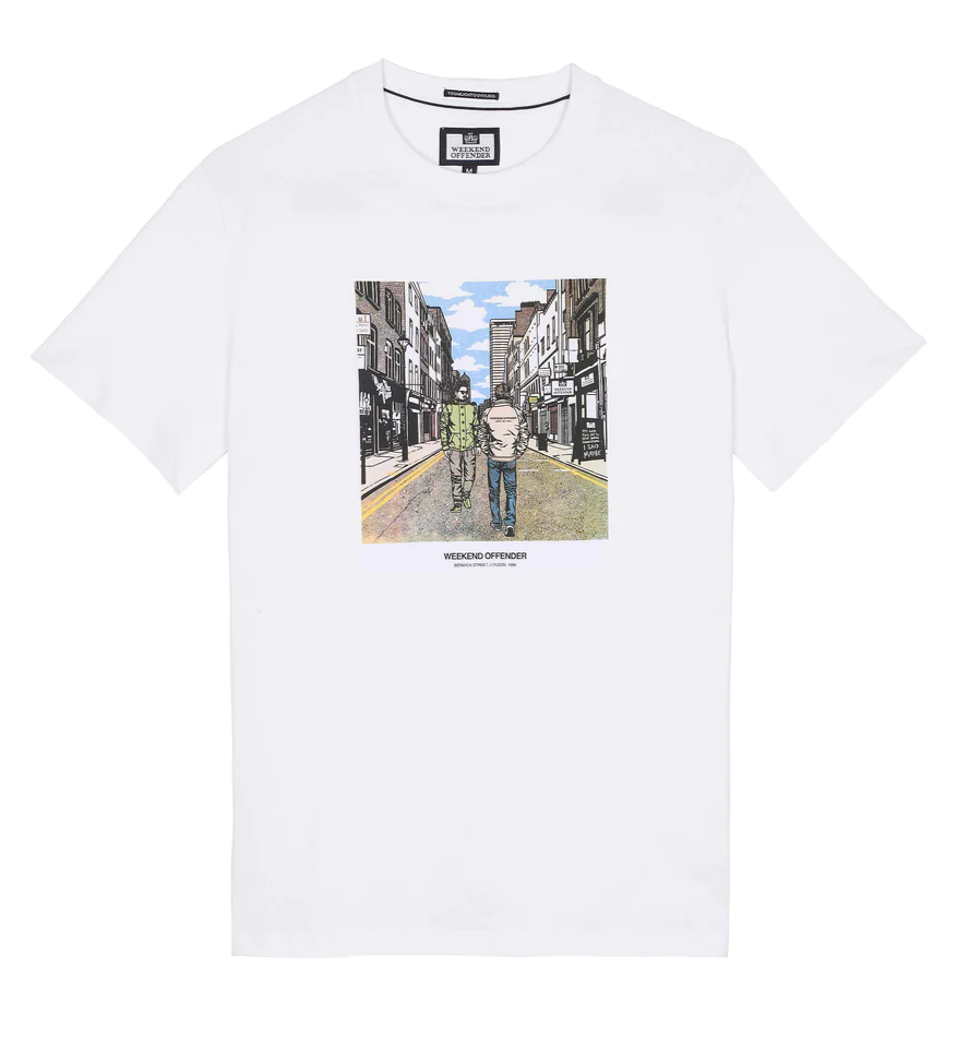 Weekend Offender Berwick T-Shirt White - Urban Menswear