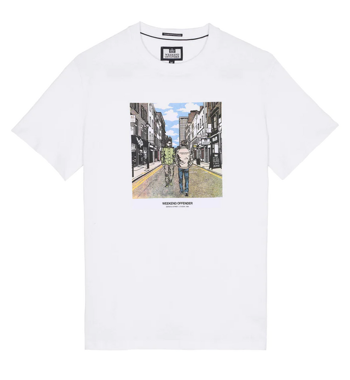 Weekend Offender Berwick T-Shirt White - Urban Menswear