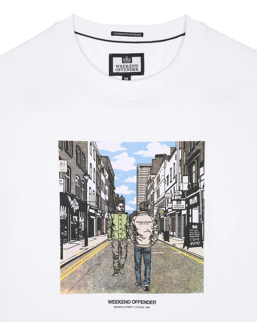 Weekend Offender Berwick T-Shirt White - Urban Menswear