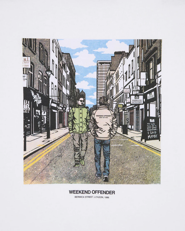 Weekend Offender Berwick T-Shirt White - Urban Menswear