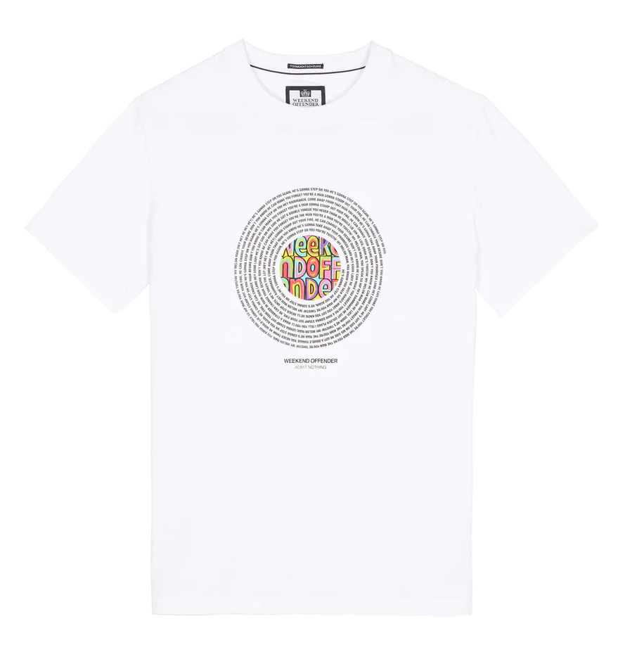 Weekend Offender Melons T-Shirt White - Urban Menswear