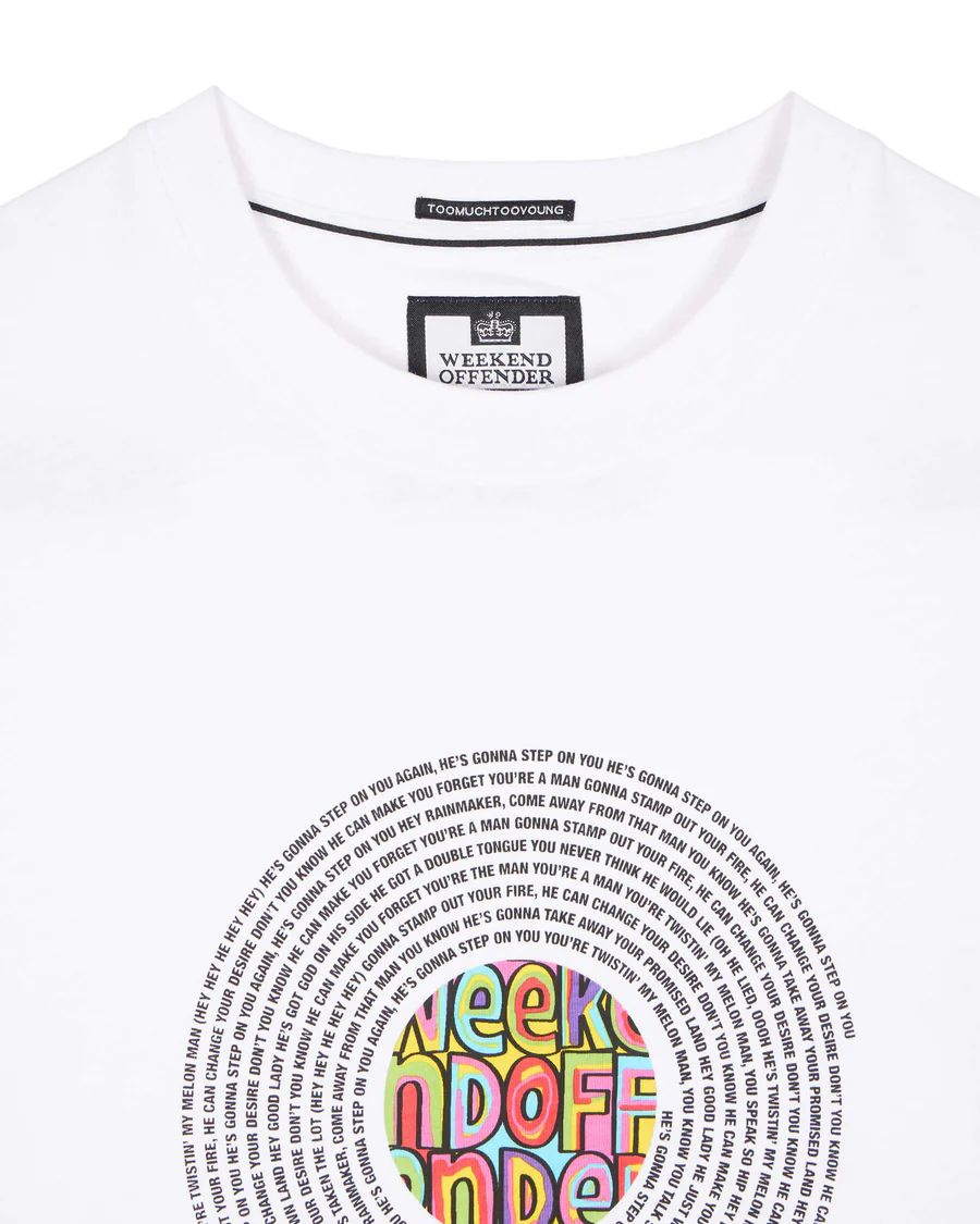 Weekend Offender Melons T-Shirt White - Urban Menswear