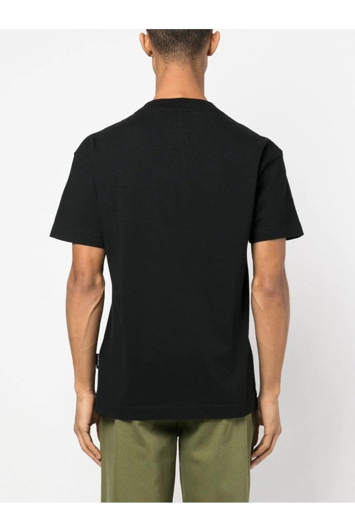 Palm Angels Star Sprayed T-Shirt Black - Urban Menswear