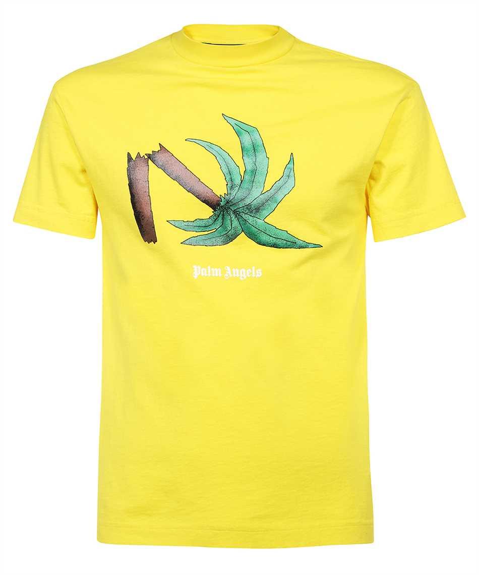 Palm Angels Broken Palm T-Shirt Yellow - Urban Menswear