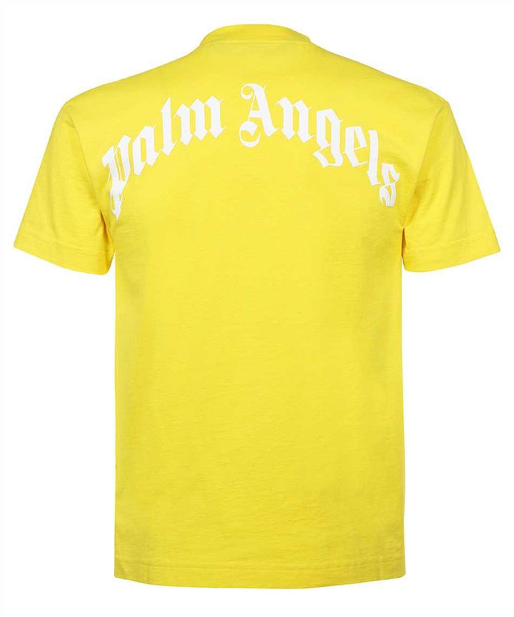 Palm Angels Broken Palm T-Shirt Yellow - Urban Menswear