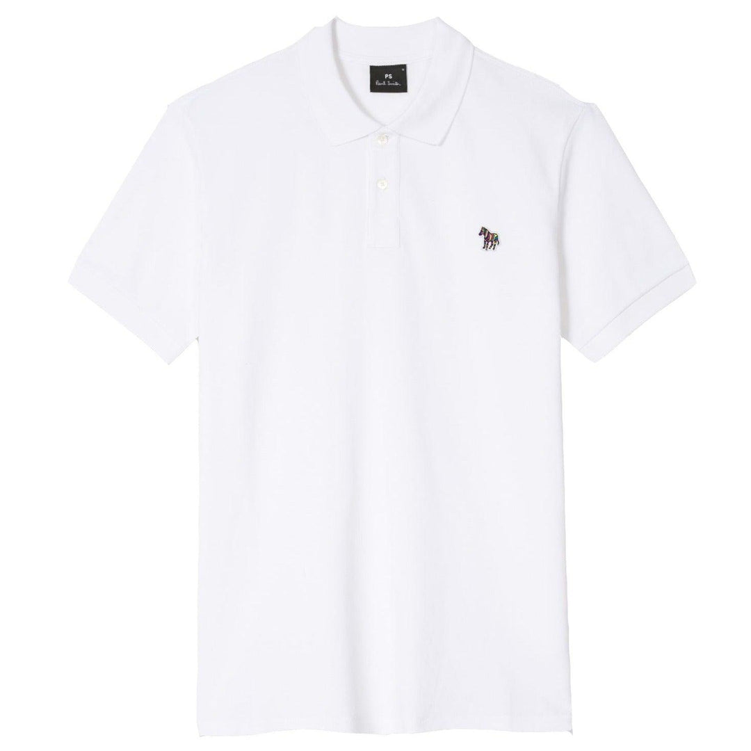 Paul Smith Zebra Logo Polo Shirt White - Urban Menswear