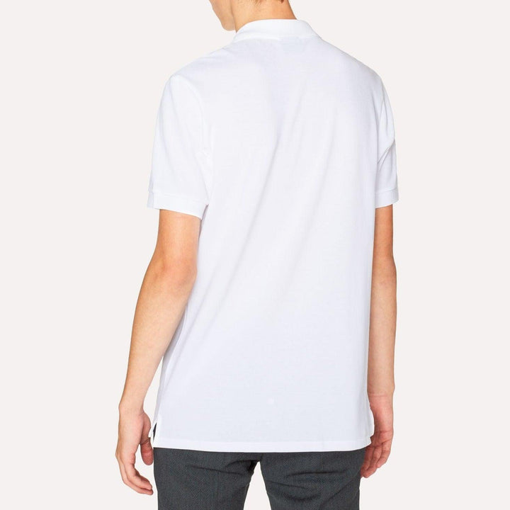 Paul Smith Zebra Logo Polo Shirt White - Urban Menswear