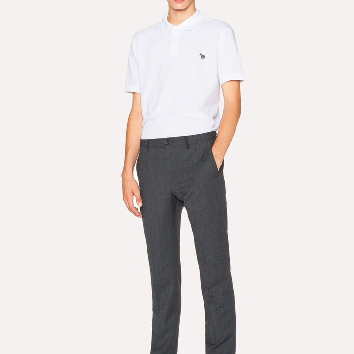 Paul Smith Zebra Logo Polo Shirt White - Urban Menswear