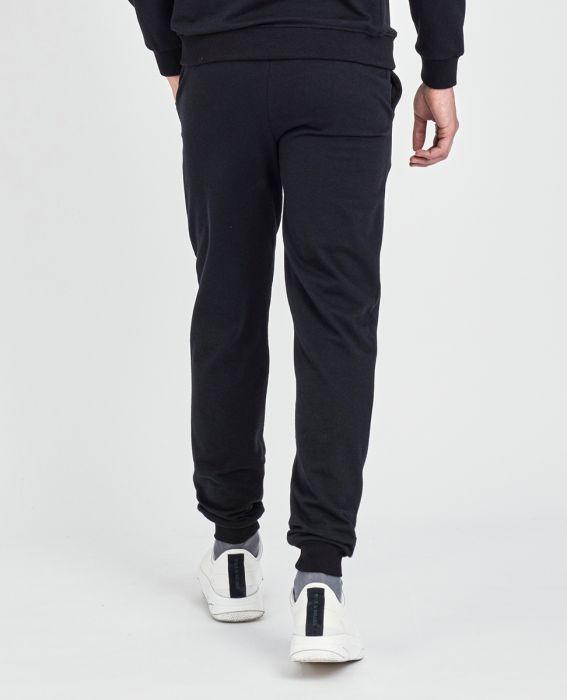Paul & Shark Badge Joggers Black - Urban Menswear
