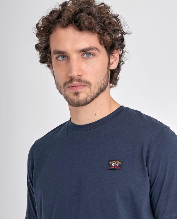 Paul & Shark Badge T Shirt Navy - Urban Menswear