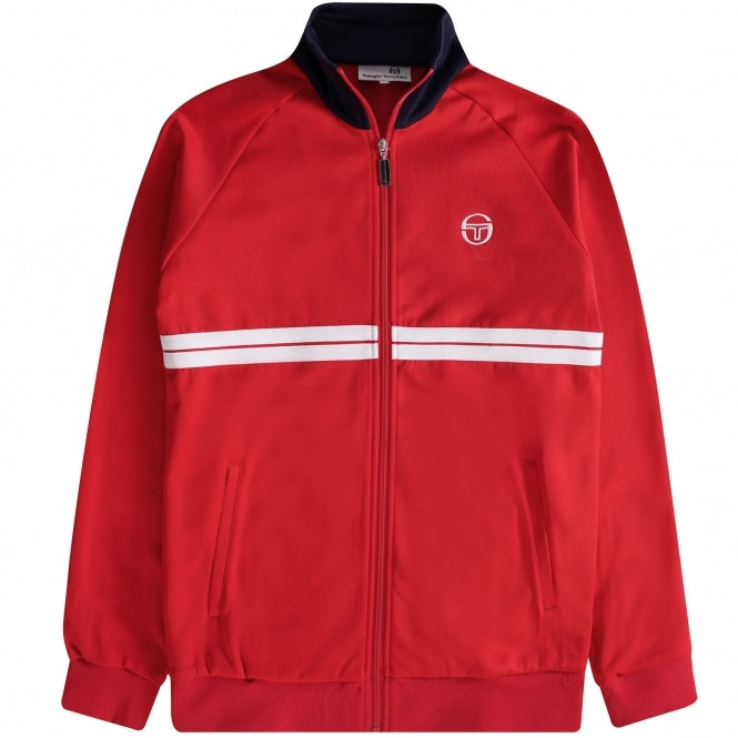 Sergio Tacchini Dallas Track Top Red/Navy - Urban Menswear