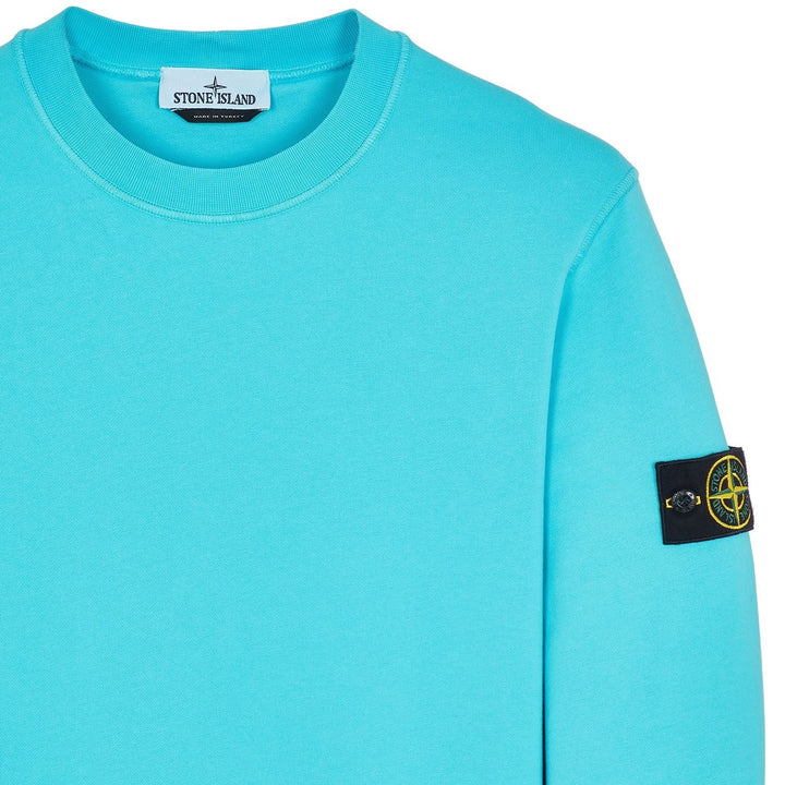 Stone Island Crewneck Sweatshirt Turquoise - Urban Menswear