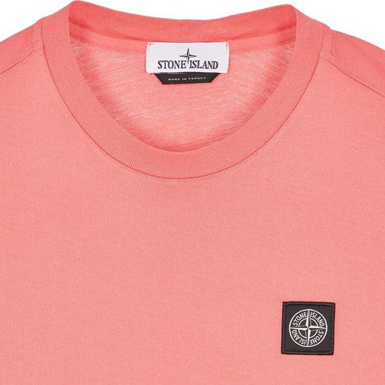 Stone Island Patch Logo T-Shirt Cyclamen - Urban Menswear