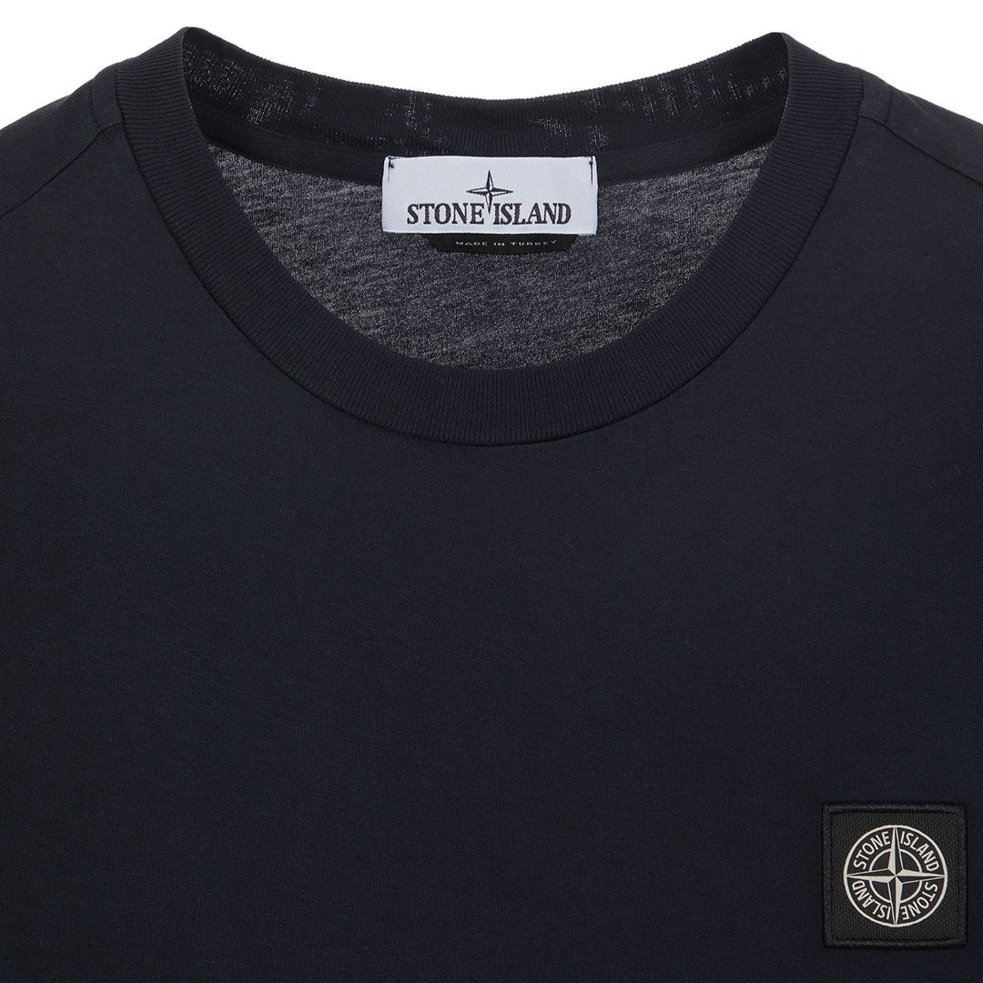 Stone Island Patch Logo T-Shirt Navy - Urban Menswear
