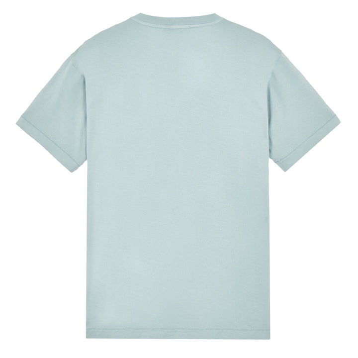 Stone Island Patch Logo T-Shirt Sky Blue - Urban Menswear