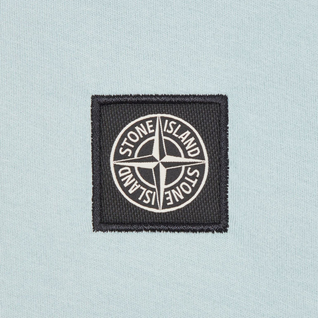 Stone Island Patch Logo T-Shirt Sky Blue - Urban Menswear