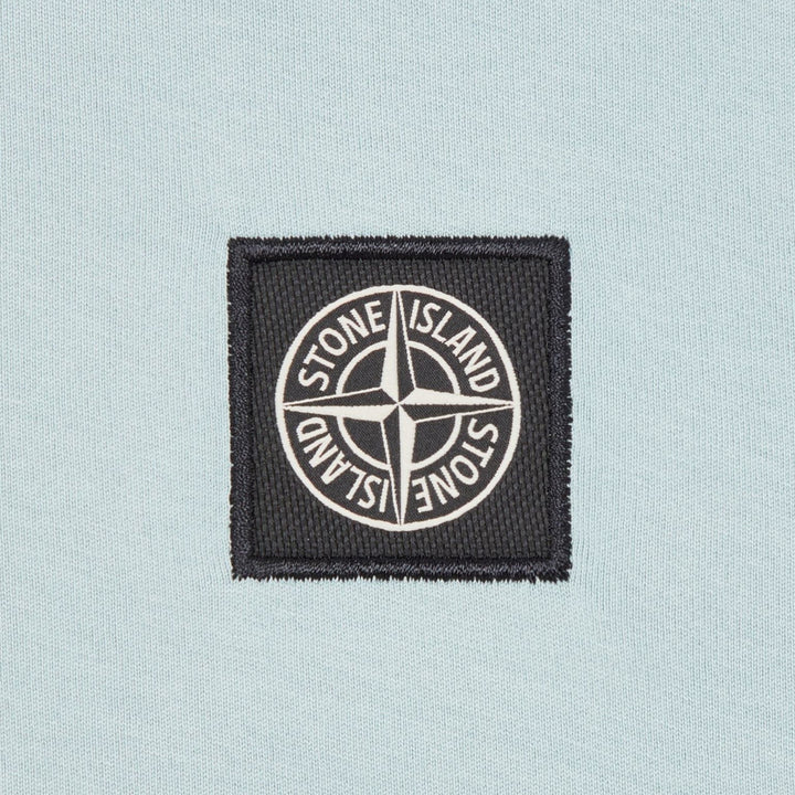 Stone Island Patch Logo T-Shirt Sky Blue - Urban Menswear
